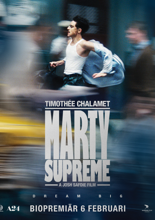 Filmaffisch för Marty Supreme