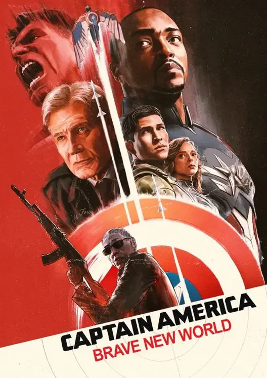 Filmaffisch för Captain America: Brave new world