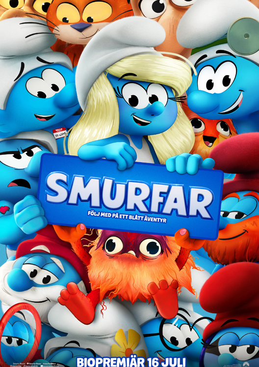Filmaffisch för Smurfar