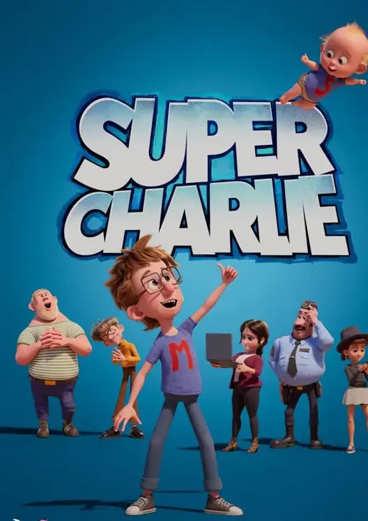 Filmaffisch för JULAFTONSFILM: Super-Charlie